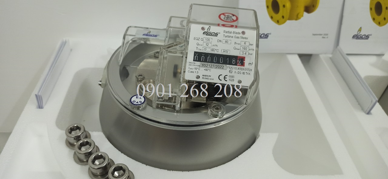 ĐỒNG HỒ ĐO LƯU LƯỢNG EQZ 100 DN80 ELGAS